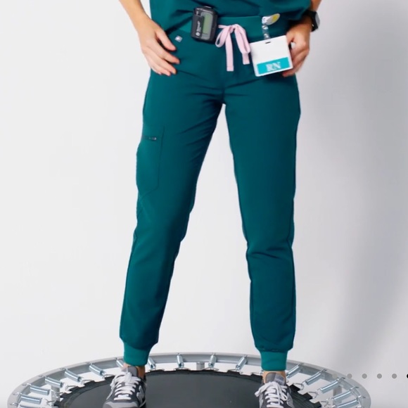 Figs {XSP} Caribbean Blue Zamora Jogger Scrub XS P - Picture 10 of 16